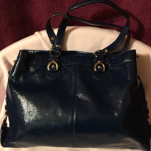 Coach Ashley Patent Leather Carryall - Picture 2 of 4